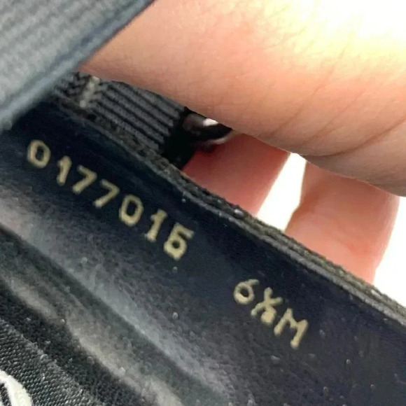 Nina heels size 6.5 leather army green camo 90s - Picture 11 of 12